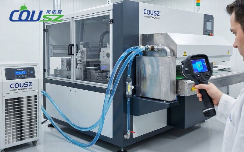 Tản Nhiệt Bằng Hệ Thống Nước Cho Máy Sấy Uv