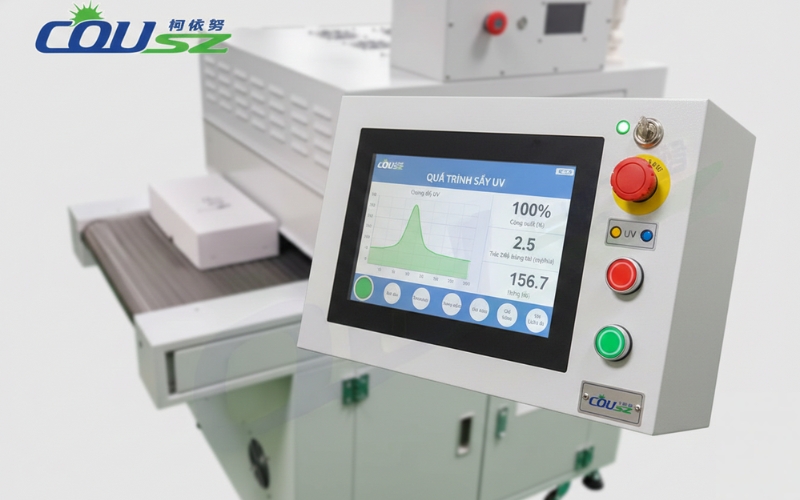 Giao Diện điều Khiển Trong Cách Vận Hành Máy Sấy Uv Cousz