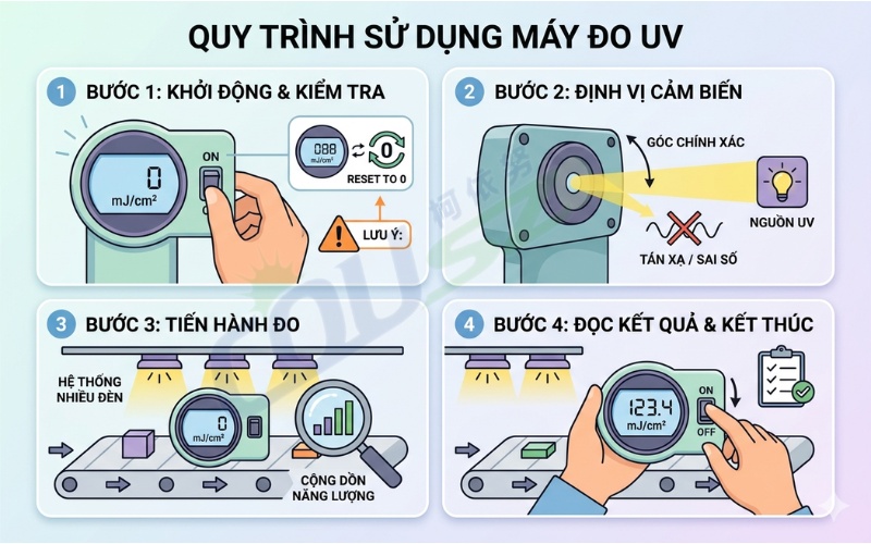 Hướng Dẫn Sử Dụng Máy đo Tia Uv