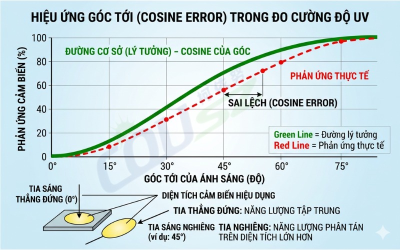 Vị Trí đặt Máy đo Uv Trong Quá Trình đo ảnh Hưởng đến Hiệu Quả đo