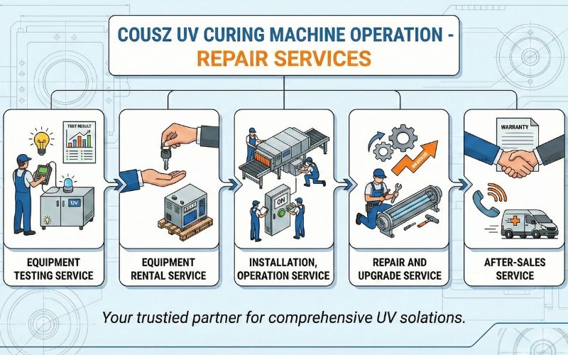 The Cousz Vietnam Technical Support Team Providing On-site Factory Service.