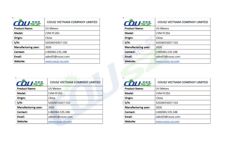 Uv Meter Hs Code And How To Check Information On Imported Equipment Labels