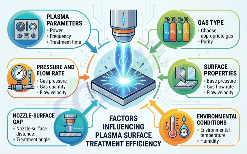 Critical Variables Affecting The Efficiency Of Plasma Surface Treatment