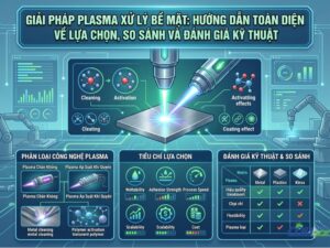 Giải Pháp Plasma Xử Lý Bề Mặt Toàn Diện - Giải Pháp Tối ưu Cho Tăng Bán Dính Bề Mặt