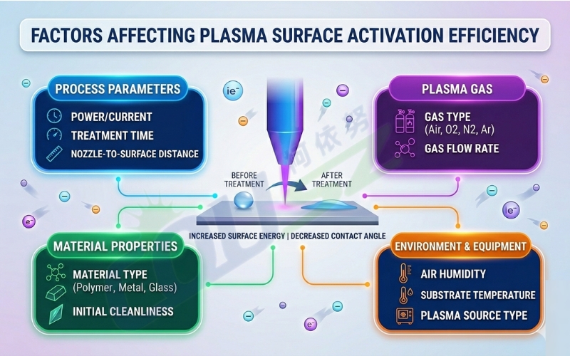 Plasma Activation - Critical Factors Influencing Surface Activation Efficiency