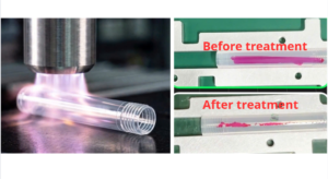 Xử Lý Plasma Cho Nhựa - Kết Quả Test Bút Dyne Trước Và Sau Khi Xử Lý Bằng Plasma